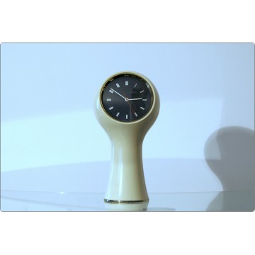 Table Clock SECTICON Mod. T1 - Design A. Mangiarotti, Swiss Made 1956 - WHITE
