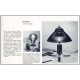 G. REGGIANI - Lampada da Tavolo - Perspex / Ottone - Made in Italy