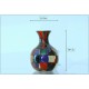 VENINI - Vaso di Fulvio Bianconi PEZZATO PARIGI 1989
