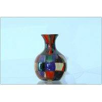 VENINI - Vaso di Fulvio Bianconi PEZZATO PARIGI 1989