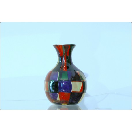 VENINI - Vaso di Fulvio Bianconi PEZZATO PARIGI 1989