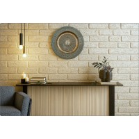 FRANÇOIS BRIOT - Bronze wall plaque - 19th Century - Diam. 44 Cm - Louvre Museum