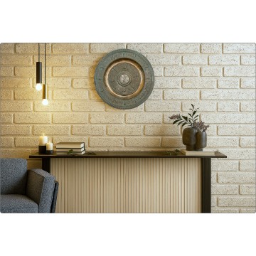 FRANÇOIS BRIOT - Bronze wall plaque - 19th Century - Diam. 44 Cm - Louvre Museum