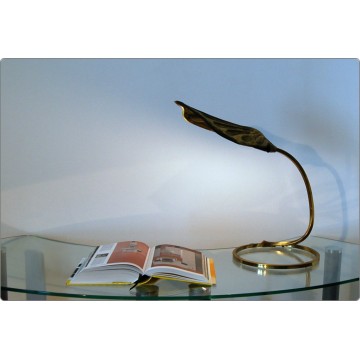 Lampada da tavolo - FOGLIA - BOTTEGA GADDA Milano 1970