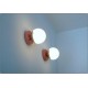 Wall Lamp GLASS SPHERE Art. A-050 - Metal / Brass - PINK