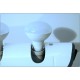 FLOS - Lampada da Tavolo / Terra - Mod. NOCE - A. Castiglioni 1970