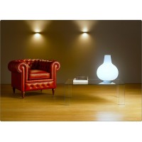 FONTANA ARTE Table Lamp / Vase - Brass / Glass - Max Ingrand 1955