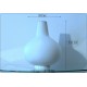 FONTANA ARTE Lampada / Vaso da Tavolo - Ottone / Vetro - Max Ingrand 1955