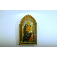 Dipinto su Legno - Madonna della Rose - 19th Century