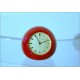 Table Clock SECTICON Mod. T2 - Design A. Mangiarotti, Swiss Made 1956 - RED