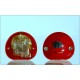 Orologio da Tavolo SECTICON Mod. T2 - Design A. Mangiarotti, Swiss 1956 - ROSSO