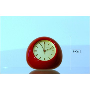Table Clock SECTICON Mod. T2 - Design A. Mangiarotti, Swiss Made 1956 - RED