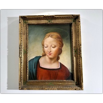 Madonna Del Cardellino - Olio Su Tela - Vanna 1938