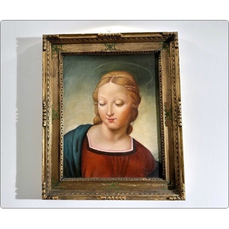 Madonna Del Cardellino - Olio Su Tela - Vanna 1938