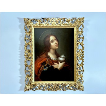 Mary Magdalene - Oil on Canvas - Carlo Dolci - 19th Century