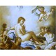 Baroque painting - The Birth of Venus - Oil on copper - 19th century