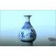 Small porcelain Yuhuchun vase - Qing / Qianlong Dynasty - Jiaqing Period - 19th Century