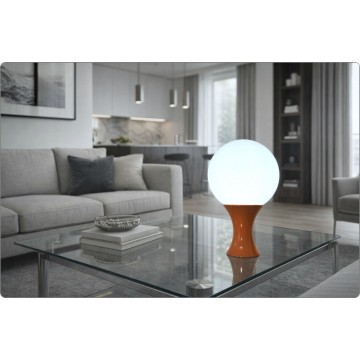 Lampada da Tavolo STILNOVO - Glass Sphere - Italy 1960