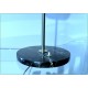 CRISTAL ART - Lampada da Tavolo - Cristallo e Ottone - Italy 1960