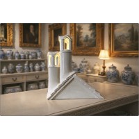 G. RONZAN - Luminous Decorative Ceramic - Mod. I CAMINI - 1940