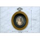 Miniature - Gouache on porcelain - Italian School 19th Century