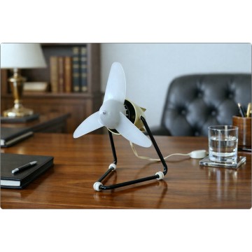 Table Fan ERCOLE MARELLI - Mod. CRICKET - Made in Italy 1958