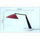 Lampada da Tavolo STILUX Milano - Made in Italy 1960 - RED