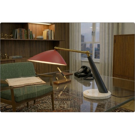 Table / Desk Lamp STILUX Milano - Made in Italy 1960 - RED