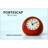 Table Clock SECTICON Mod. T2 - Design A. Mangiarotti, Swiss Made 1956 - RED