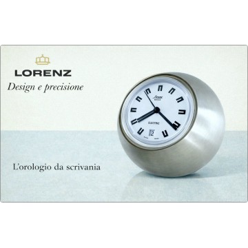 Orologio da Tavolo LORENZ Mod. BOULE - Swiss Made 1950