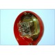Table Clock SECTICON Mod. T1, Design A. Mangiarotti, Swiss Made 1956 - RED