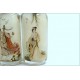 Rare SNUFF BOTTLE Qing Dinasty 19th / 20th - Le Quattro Bellezze - Inside Painted
