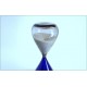 VENINI hourglass - Fulvio Bianconi - Murano Glass - BLUE / ROSE'