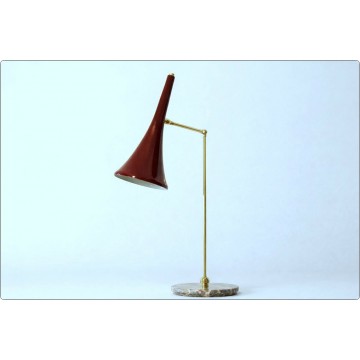 Lampada da Tavolo Art. TL-068 - Ottone / Marmo - PORPORA
