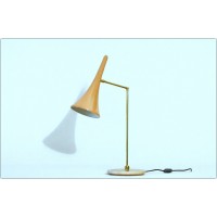 Lampada da Tavolo Art. TL-058 - Ottone / Marmo - ROSA