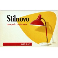 STILNOVO Table Lamp - Mod. D 491 - Italy 1950