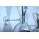 Pair of Wall Sconces Art. A-086 - Brass structure - CHROME