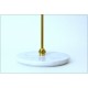 Table Lamp Art. TL-064 - Brass / Marble - WHITE Color