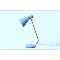 Lampada da Tavolo STILNOVO - Mod. 8042 - Italy 1959 - Celeste