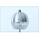 CRISTAL ART - Lampada da Tavolo - Cristallo e Ottone - Italy 1960