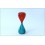 Clessidra VENINI - Fulvio Bianconi - Murano Glass - ROSSO / VERDE