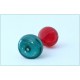 VENINI hourglass - Fulvio Bianconi - Murano Glass - RED / GREEN