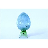 CARLO MORETTI - Scultura in Vetro - Foglia Argento - Murano 1992