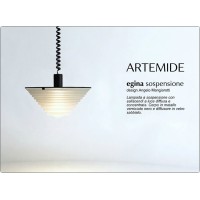 ARTEMIDE - Ceiling lamp Mod. EGINA - A. Mangiarotti 1979